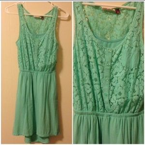 Mint Lace Dress